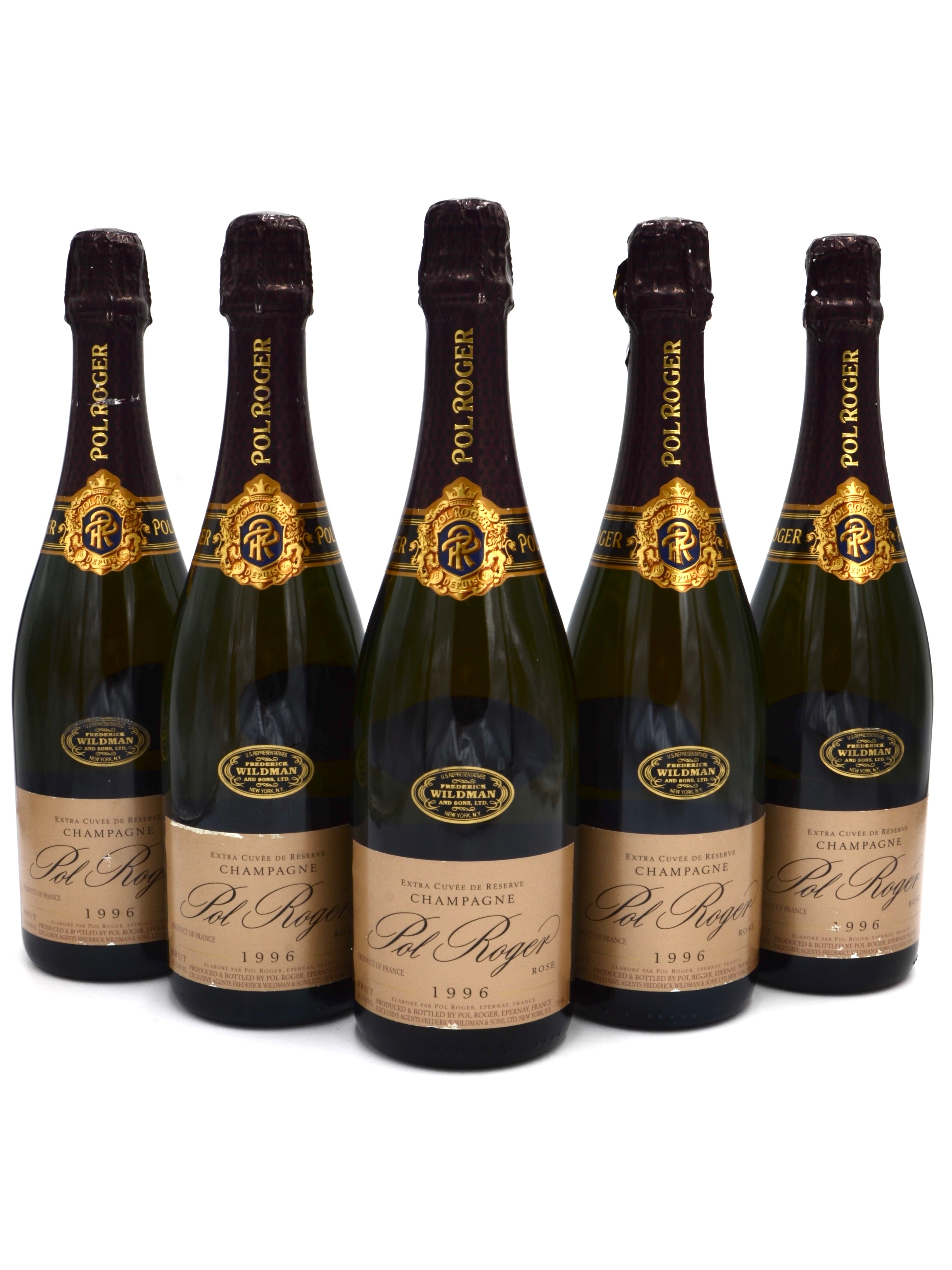 1996 Pol Roger Extra Cuvee de Reserve Vintage Brut Rose Champagne