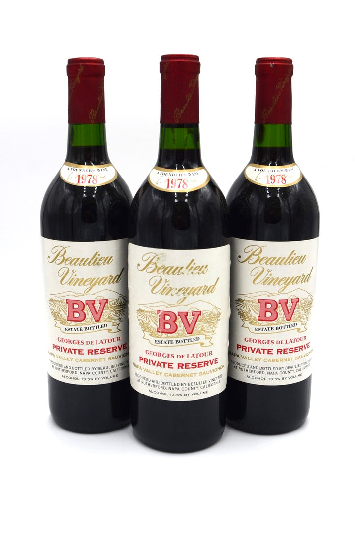 1978 Beaulieu Vineyard Georges de Latour Private Reserve Cabernet Sauvignon, Napa Valley