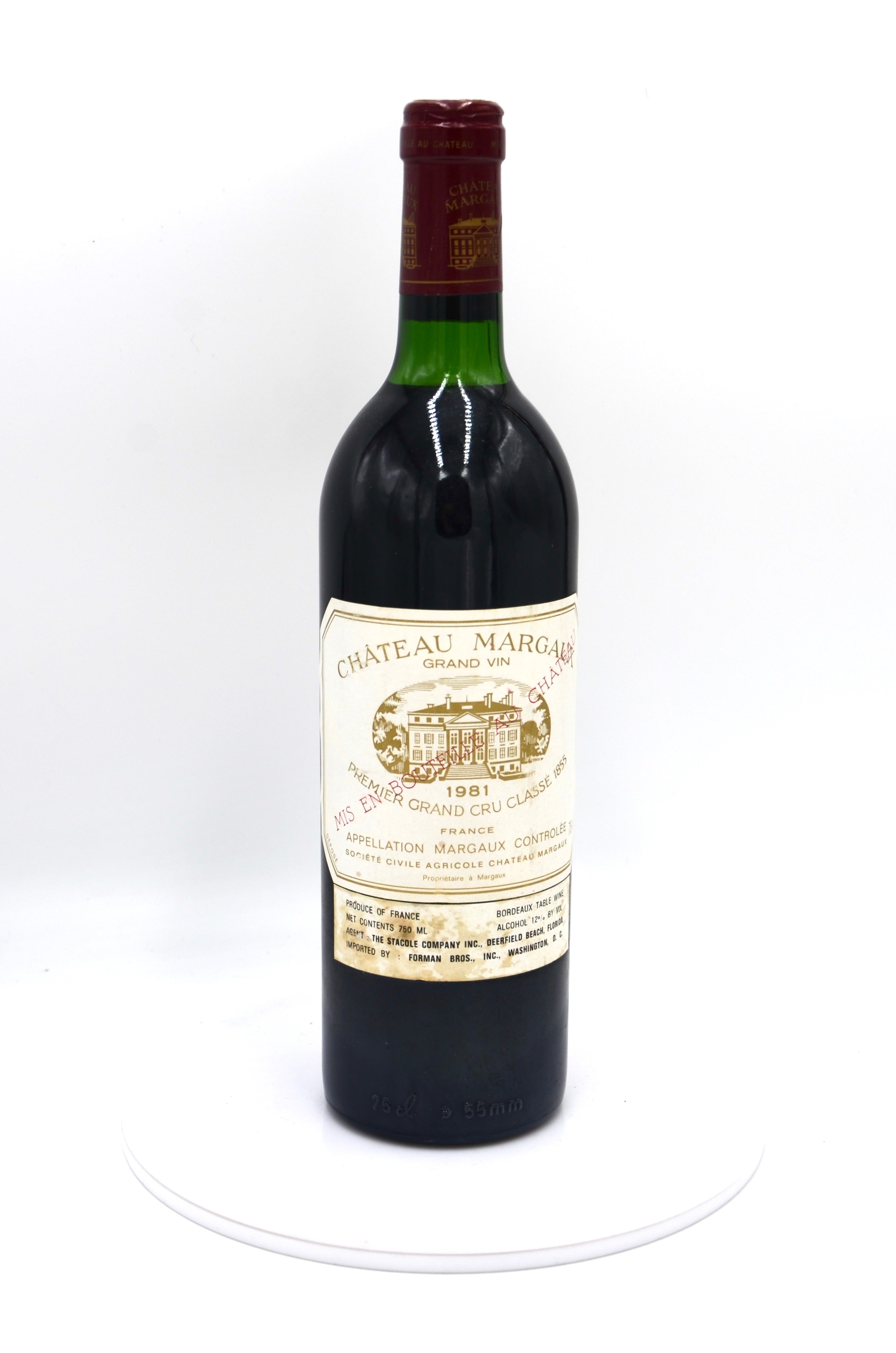 1981 Château Margaux, Margaux