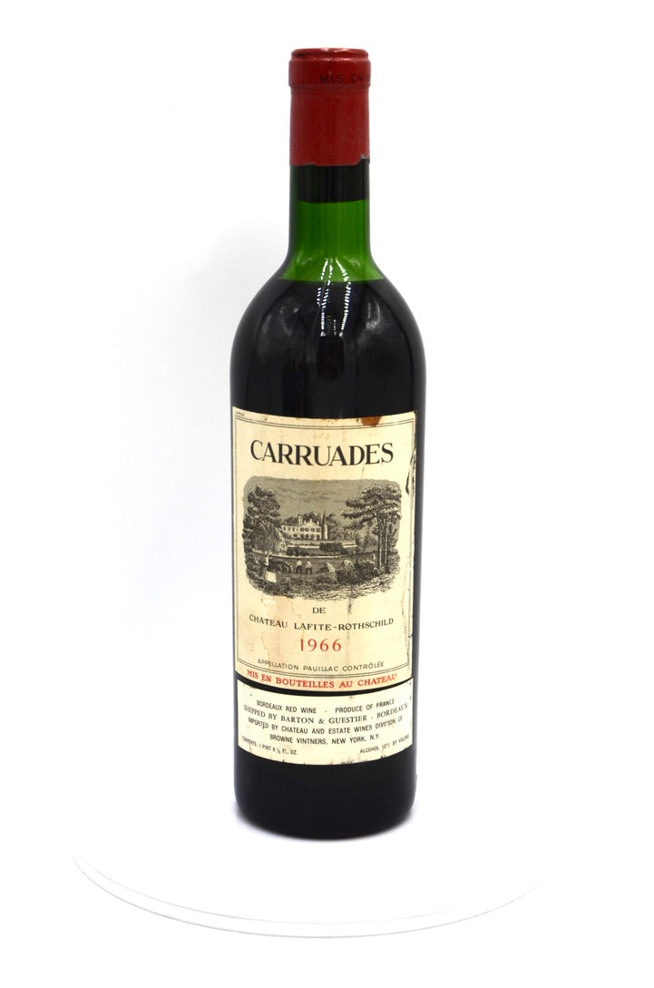1966 Carruades de Lafite, Pauillac [Ch. Lafite Rothschild’s 2nd]