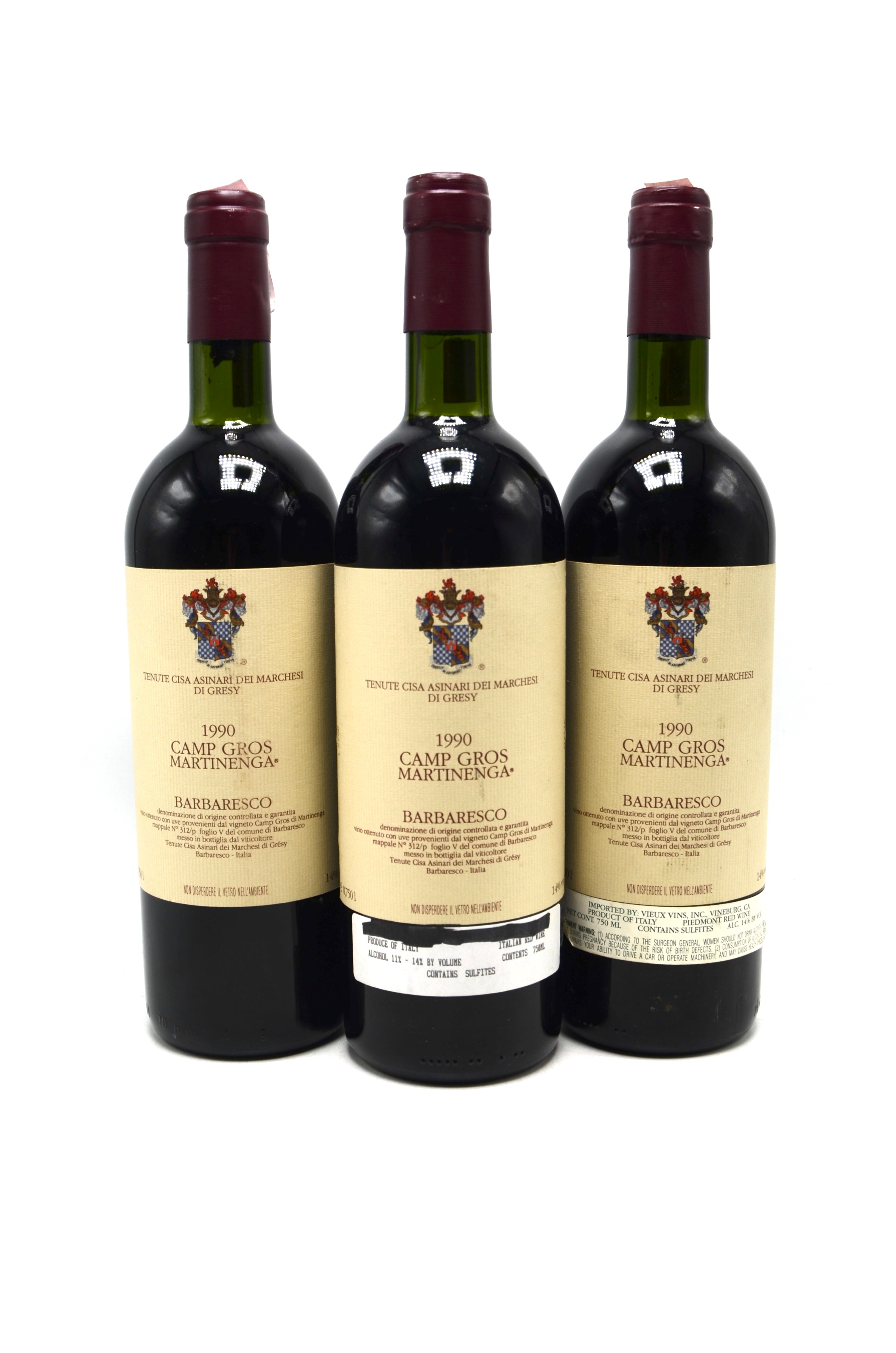 1990 Tenute Cisa Asinari dei Marchesi di Gresy Barbaresco, Camp Gros Martinenga