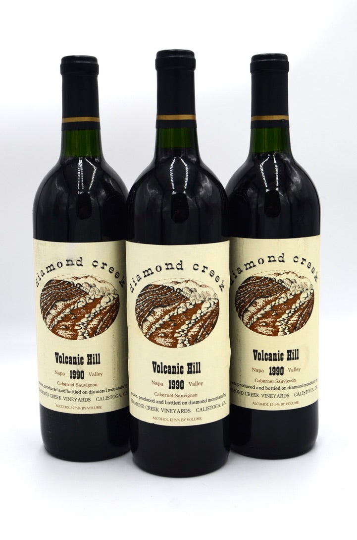 1990 Diamond Creek Cabernet Sauvignon, Volcanic Hill, Napa Valley
