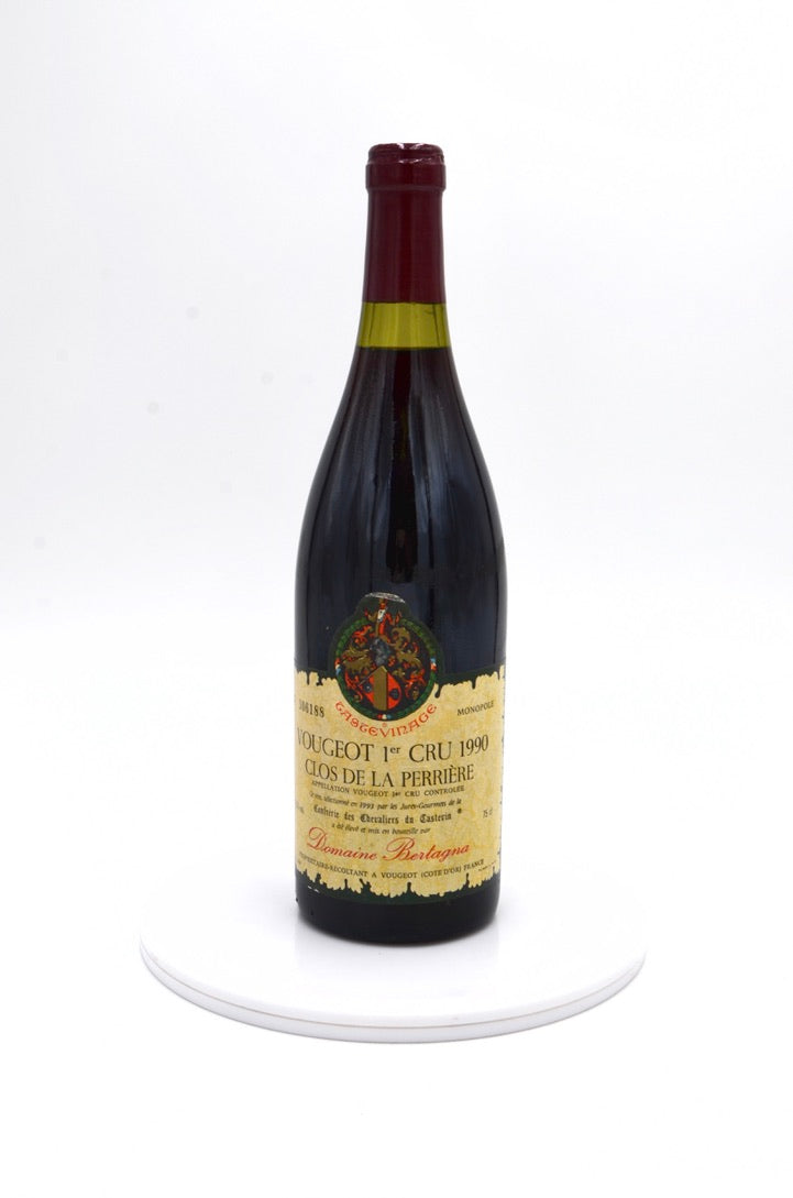 1990 Domaine Bertagna Vougeot, Clos de la Perriere, Monopole Premier Cru
