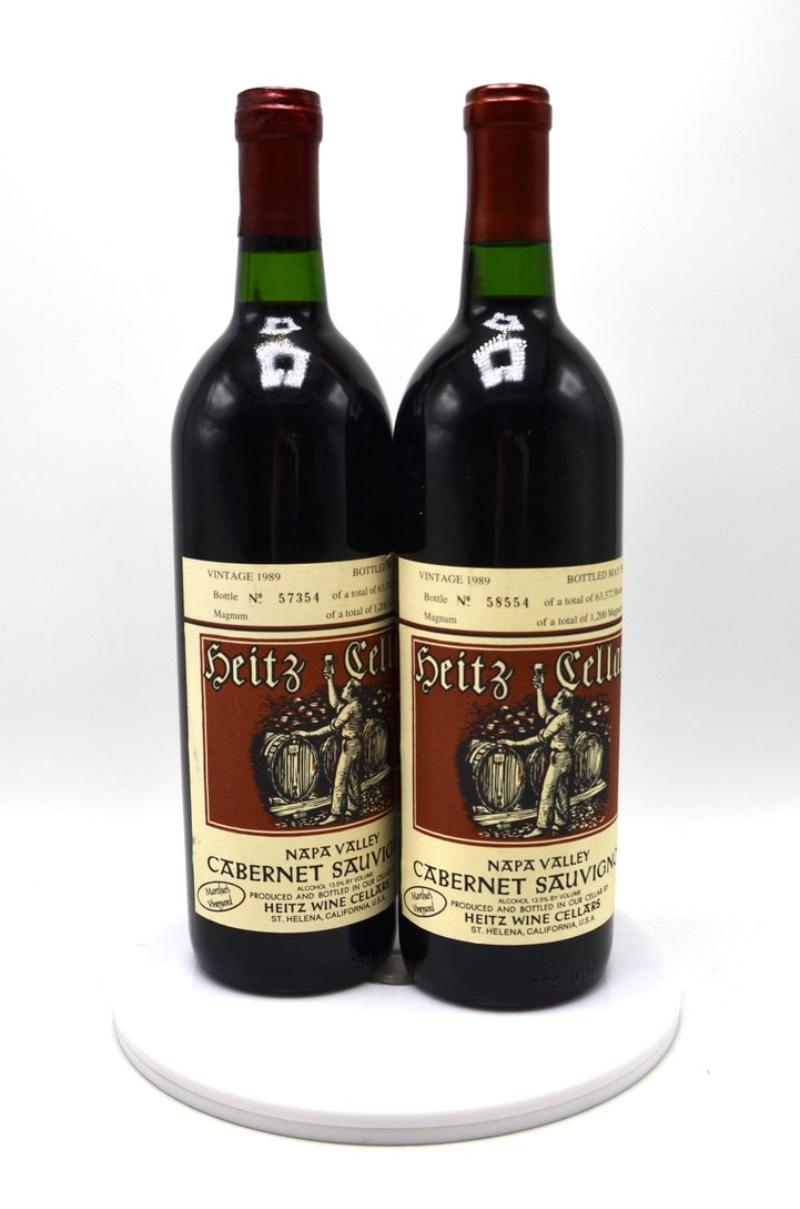 1989 Heitz Cellars Cabernet Sauvignon, Martha's Vineyard, Napa Valley