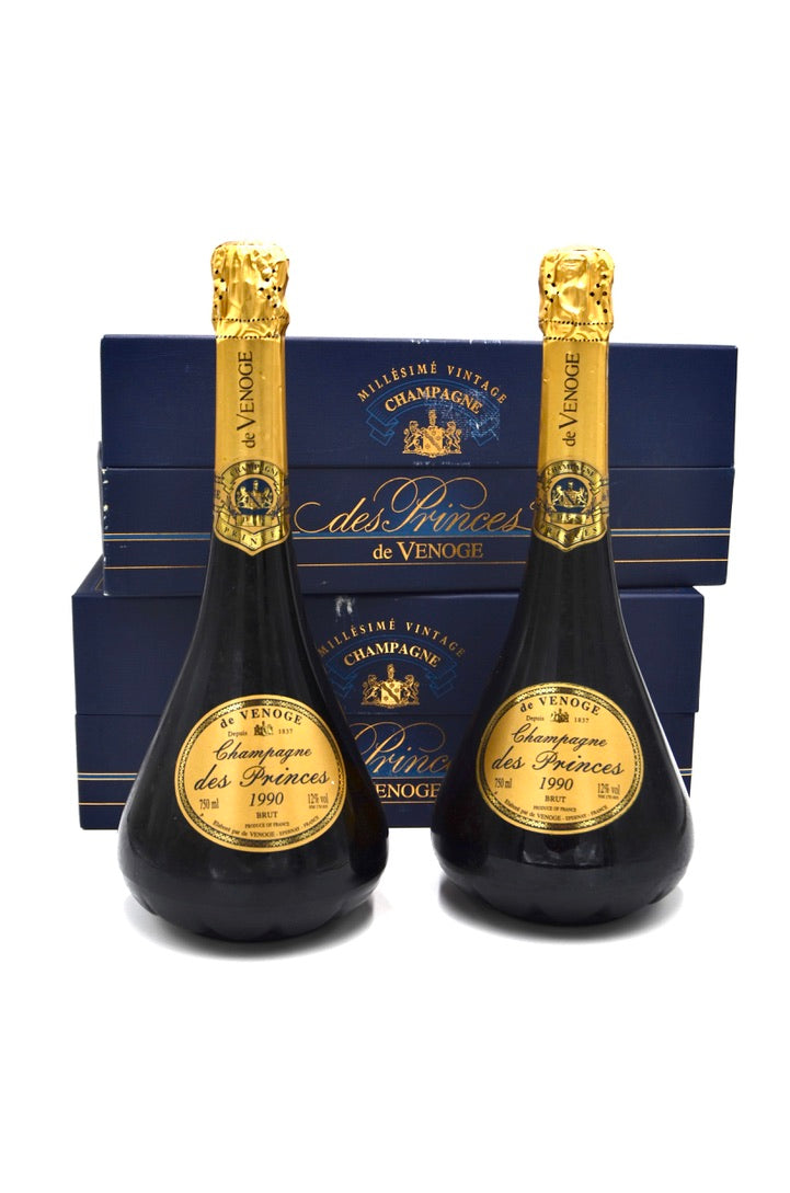 1990 Champagne de Venoge Cuvee Grand Vin des Princes Vintage Brut Champagne