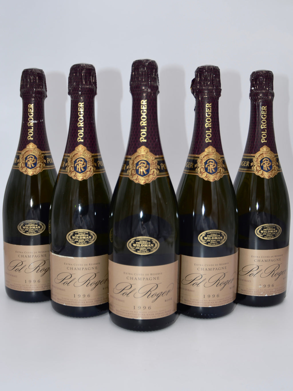 1996 Pol Roger Extra Cuvee de Reserve Vintage Brut Rose Champagne