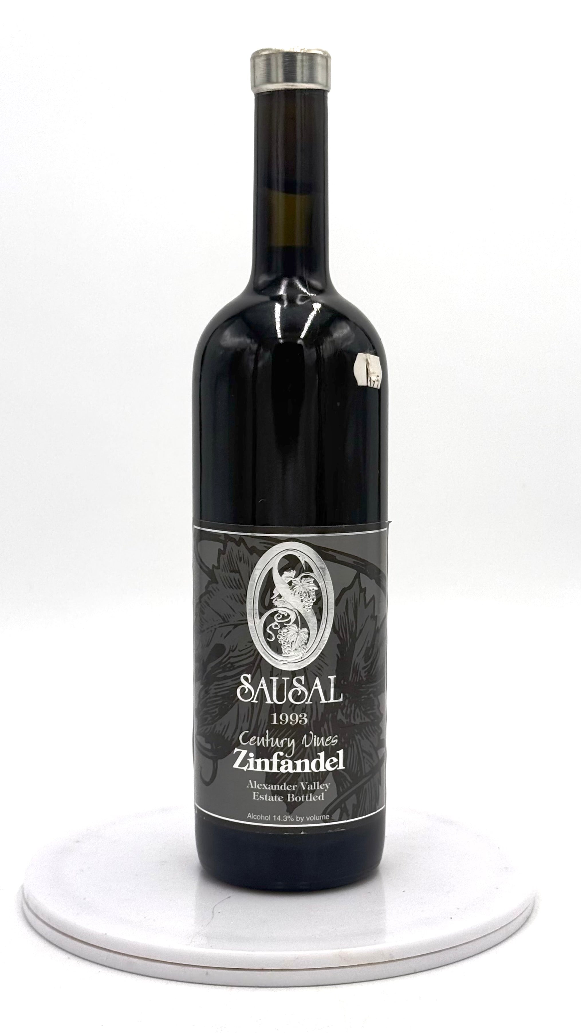 1993 Sausal Zinfandel, Century Vines, Alexander Valley