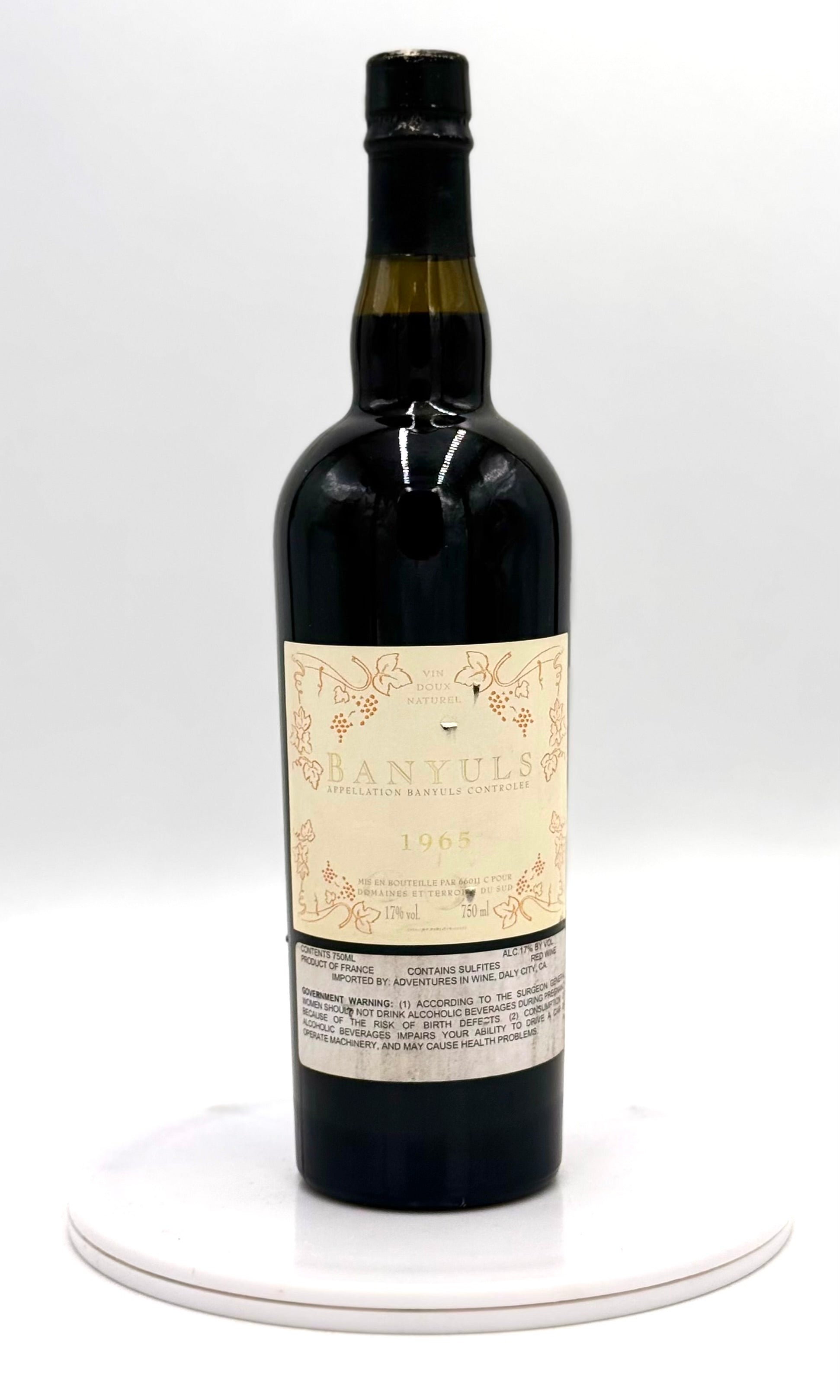 1965 Domaines et Terroirs du Sud Banyuls, Vin Doux Naturel, Languedoc-Roussillon