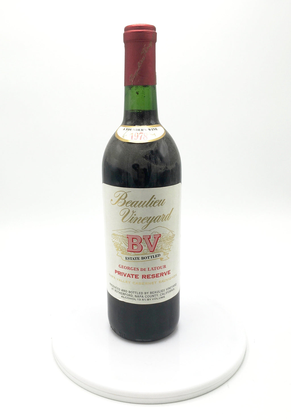 1978 Beaulieu Vineyard Georges de Latour Private Reserve Cabernet Sauvignon, Napa Valley